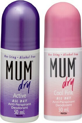 IGA Mum Dry Cool Pink or Active Anti-Perspirant Deodorant 50mL offer