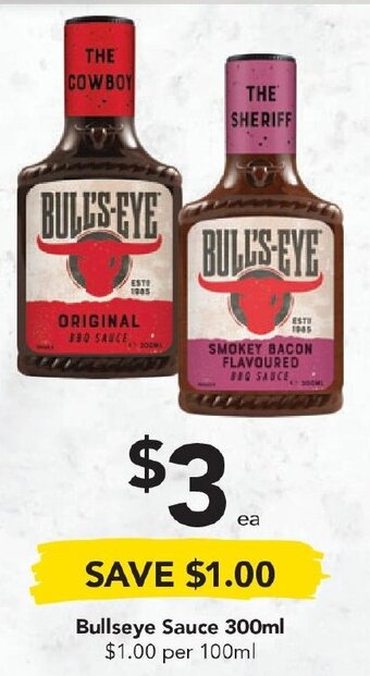 Drakes Bullseye Sauce 300ml offer