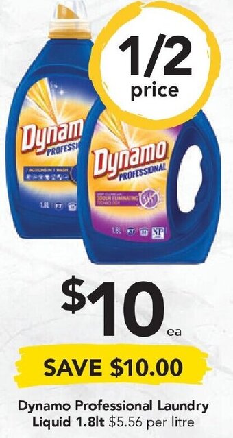 Dynamo Professional Laundry Liquid 1.8lt