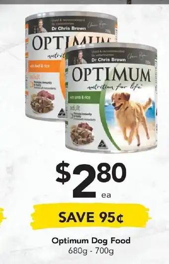 Drakes Optimum Dog Food 680-700g offer