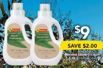 Drakes Bosistos Laundry Liquid 1.2lt offer