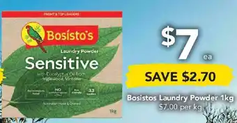 Drakes Bosistos Laundry Powder 1kg offer