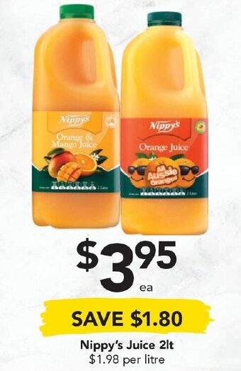 Nippy's Juice 2lt