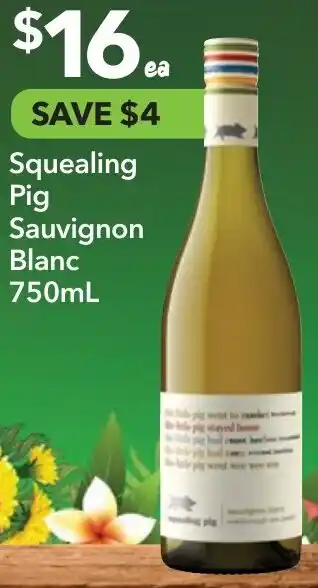 Ritchies Squealing pig sauvignon blanc offer