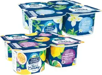 Woolworths Dairy Farmers Thick & Creamy 4 x 110g offer