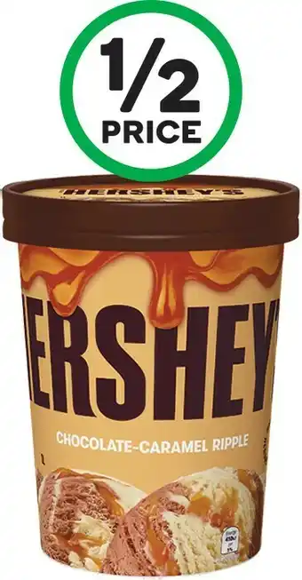Woolworths Hershey’s Ripple Tubs 1 Litre – From the Freezer offer
