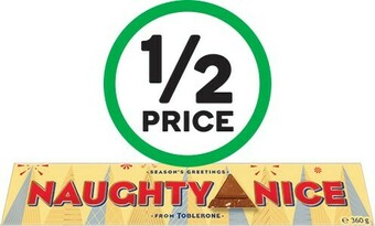 Woolworths Toblerone 360g offer