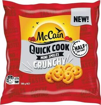 Woolworths McCain Quick Cook Fries 500-750g offer