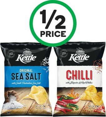 Woolworths Kettle Chips 150-175g offer