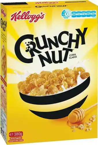 Woolworths Kellogg’s Nutri-Grain 290g or Kellogg’s Crunchy Nut Corn Flakes 380g offer