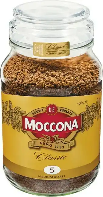 Woolworths Moccona Classic Freeze Dried Coffee 400g offer