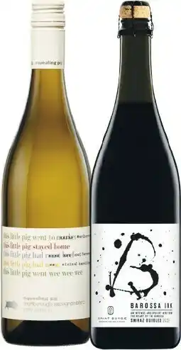 Woolworths Squealing Pig OR Barossa Ink Sparkling Shiraz 750ml offer