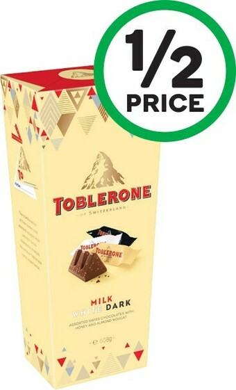 Woolworths Toblerone Gift Box 608g offer