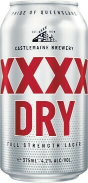 Woolworths XXXX Dry Cans 15x375ml offer