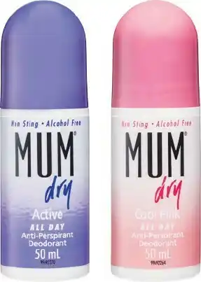 Woolworths Mum Anti Perspirant Roll On Deodorant 50ml offer