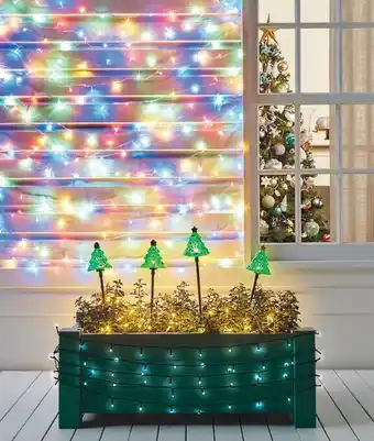 Woolworths Solar Lights Pk 200, Mains Powered Fairy Lights Pk 250 or Solar Stakes Pk 4 offer