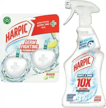 Coles Harpic Eco Fresh or Germ Fighting Toilet Cleaner 2 Pack or White & Shine 10x Toilet Cleaner 500mL offer