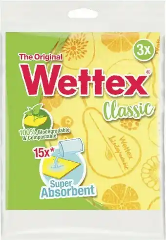 Coles Vileda Wettex Cloth 3 Pack offer