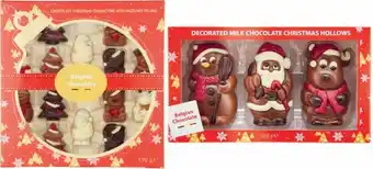 Coles Christmas Figures 3 Pack 165g or Christmas Figures Hazelnut Belgian Chocolate 190g offer