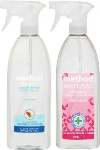 Method Multipurpose, Bathroom, Glass or Shower Cleaner 490mL