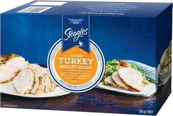 Coles Steggles Frozen Turkey Breast Roast 2kg offer
