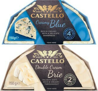 Castello Blue or Double Cream Brie 150g