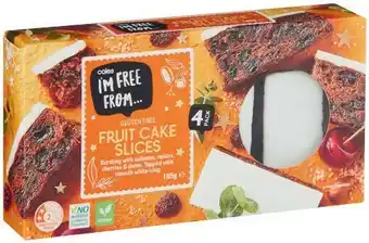 Coles Coles I’m Free From Fruit Cake Slices 4 Pack 185g offer