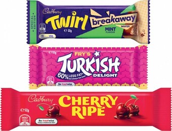 Coles Cadbury Medium Bar 30g-60g offer