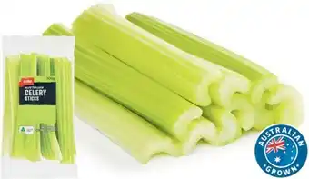 Coles Coles Australian Celery Sticks 300g Pack offer
