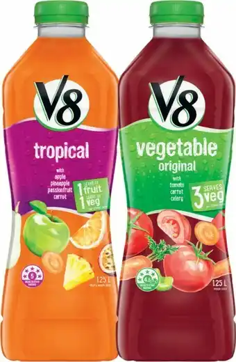 Coles Campbell’s V8 Powerblends Juice 1.25 Litre offer