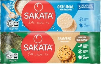 Coles Sakata Rice Crackers 90g-100g offer