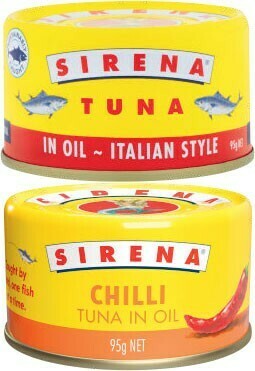 Coles Sirena Tuna 95g offer