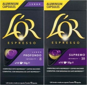 Coles L’OR Nespresso Compatible Coffee Capsules 10 Pack offer