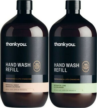 Coles Thankyou Hand Wash Refill 1 Litre offer