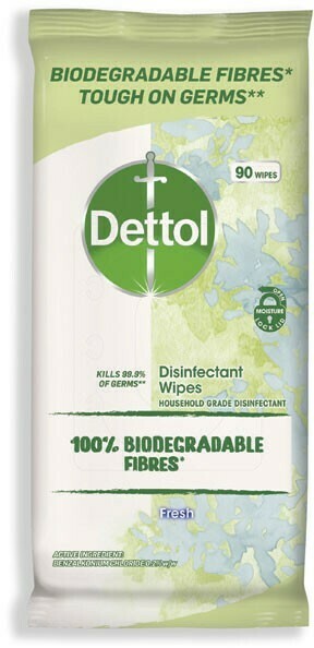 Coles Dettol Biodegradable Multipurpose Wipes 90 Pack offer