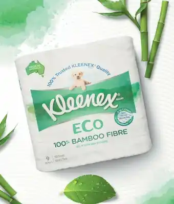 Coles Kleenex Eco Toilet Tissue 9 Pack offer