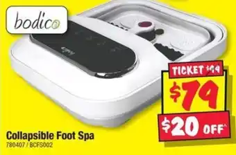 JB Hi-Fi Collapsible foot spa offer