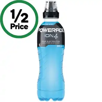 Woolworths Powerade Flo Cap or Active Water 600ml offer