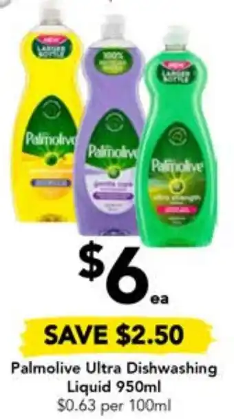 Drakes Palmolive ultra dishwashing liquid offer