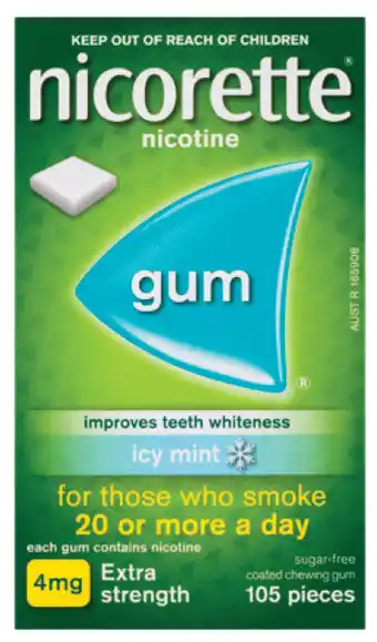 Nicorette 4mg icy mint 105 pieces