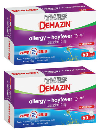 Demazin allergy + hayfever relief 60 tablets