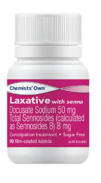 PharmaSave Chemists’ own laxative with senna 90 tablets offer