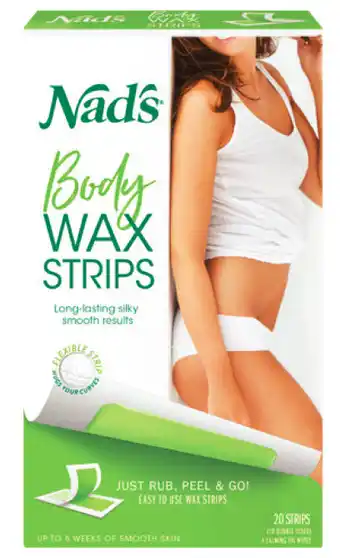 Nad’s body wax strips 20 pack