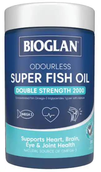 PharmaSave Bioglan odourless super fish oil 2000 200 capsules offer