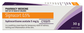 Sigmacort 0.5% cream 30g