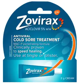 PharmaSave Zovirax cold sore cream 2g offer