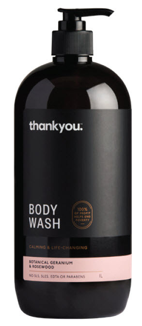 PharmaSave Thankyou botanical body wash geranium & rosewood 1 litre offer