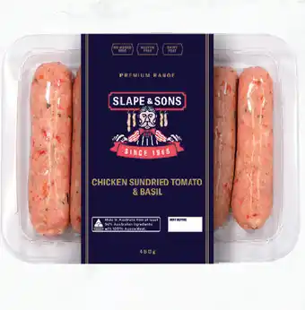 Drakes Slape & sons sausages 480g offer
