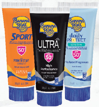 Banana boat spf 50+ sunscreen 200g