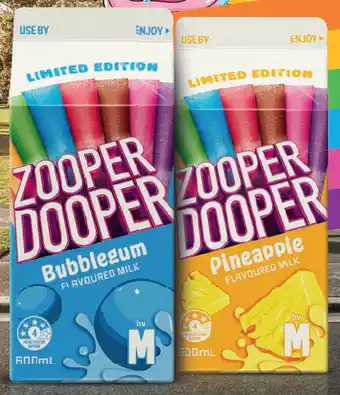 Drakes Zooper dooper flavoured milk 600ml offer